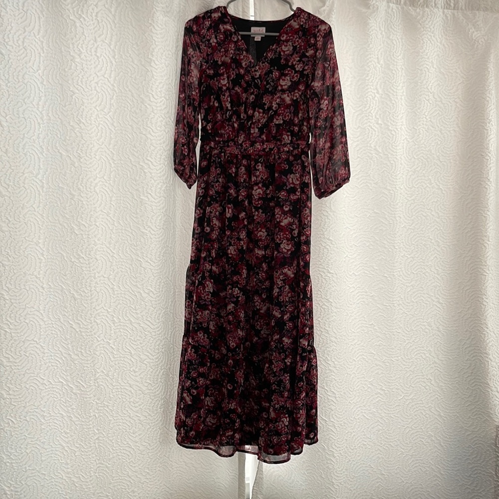 Maternity maxi dress